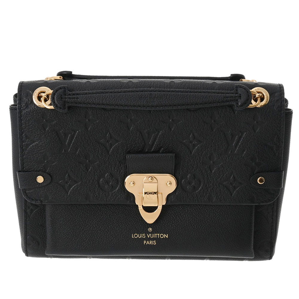 Louis Vuitton Empreinte Vavin Noir Black Leather Shoulder Bag